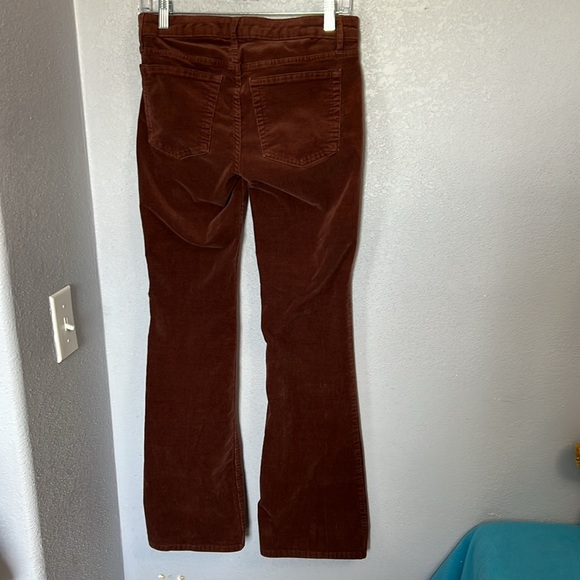 Wild Fable brown low rise flare corduroy pants size 4, preowned, - Picture 2 of 7